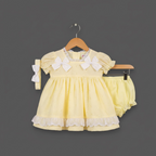 Limón - Bows and Smocked Dress Set