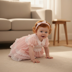 Lazos - Bow & Frills Dress Set